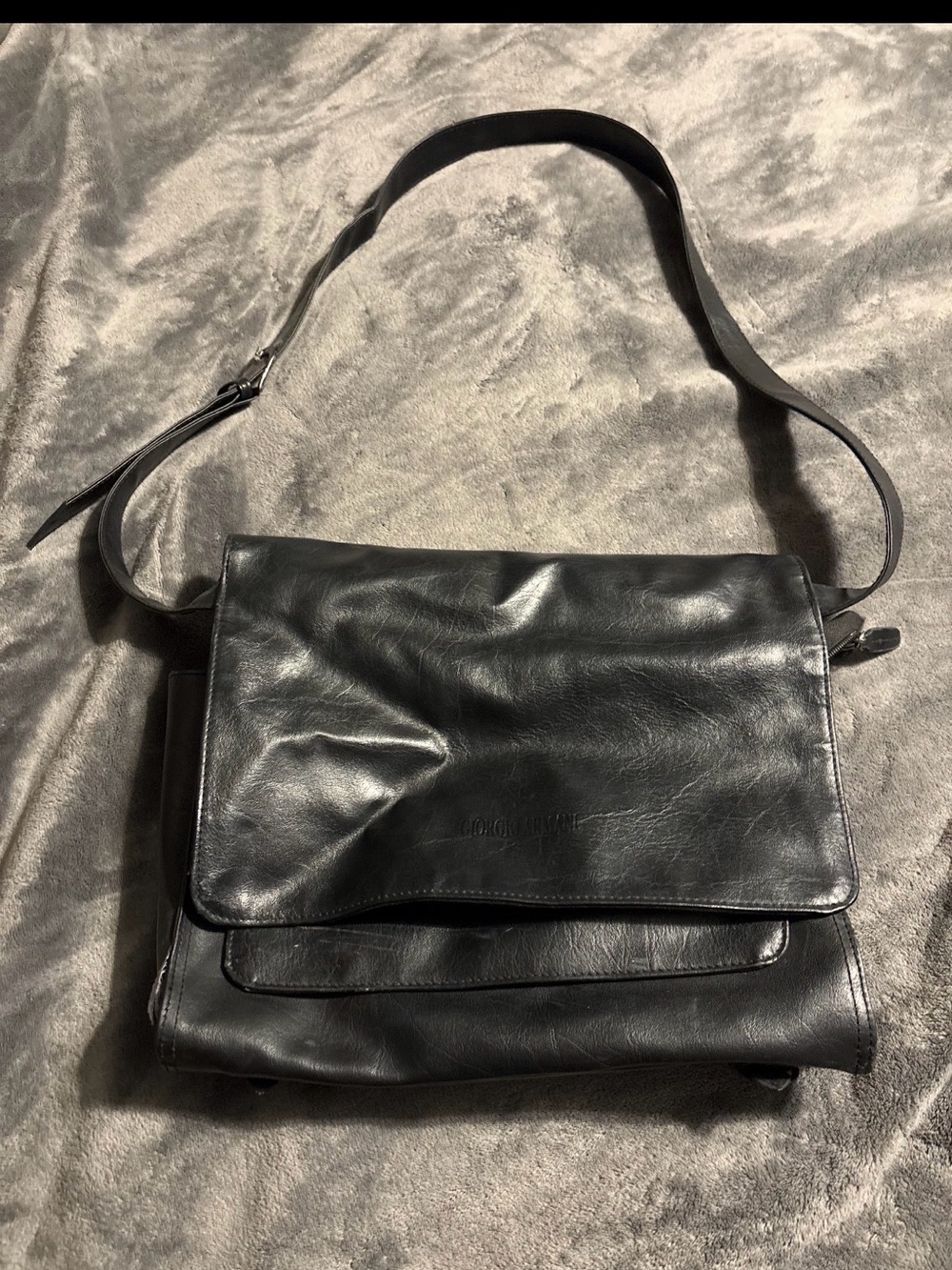 Giorgio Armani Black Leather purse
